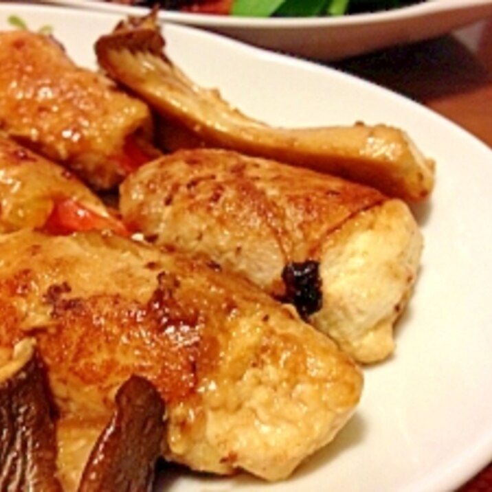 ごはんに合う!塩麹豆腐の豚巻